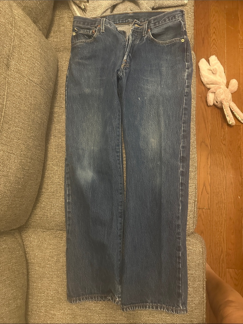 Button fly Straight-Leg Jeans 501 smoke free house